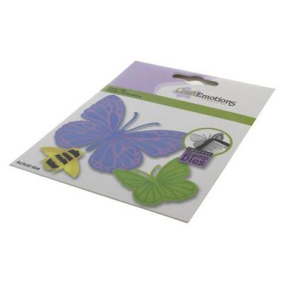 CraftEmotions Impress Stamp Dies - Butterfly And Bee