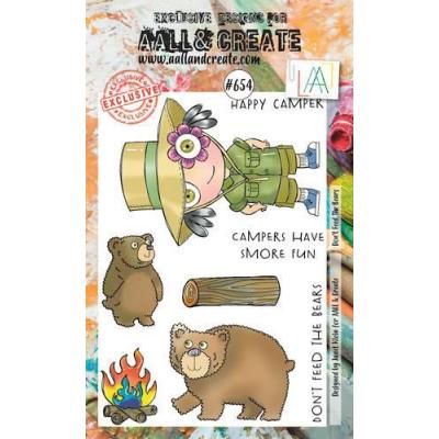 AALL & Create Clear Stamps Nr. 654 - Don‘t Feed The Bears