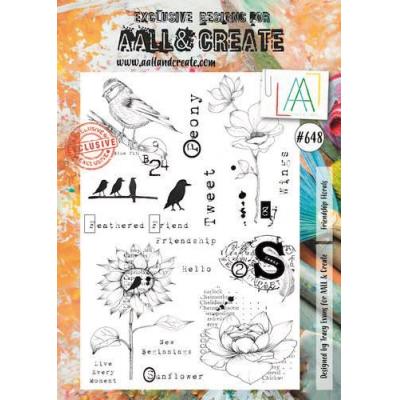 AALL & Create Clear Stamps Nr. 648 - Friendship Florals