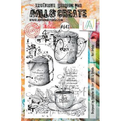 AALL & Create Clear Stamps Nr. 643 - Hot Drinks