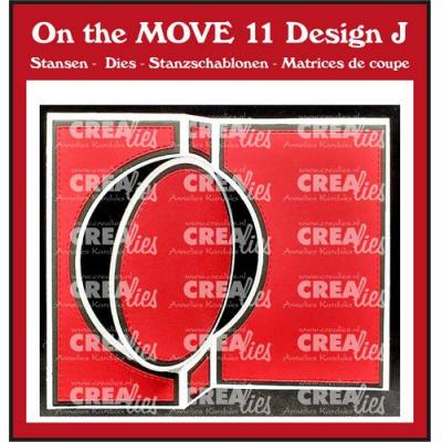 Crealies On The Move Design Stanzschablonen -  Drehkarte