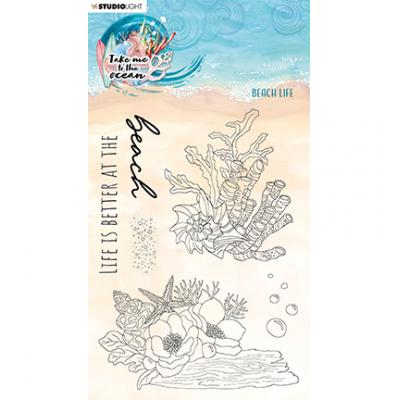 StudioLight Take Me To The Ocean Nr.216 Clear Stamps - Beach Life