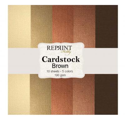 Reprint Cardstock - Brown