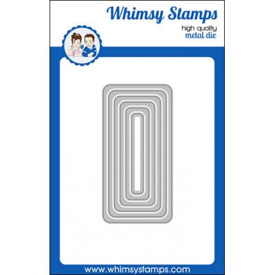 Whimsy Stamps Denise Lynn and Deb Davis Die Set - Mini Slim Rounded