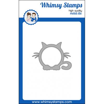 Whimsy Stamps Deb Davis and Denise Lynn Die - Kitty Frame