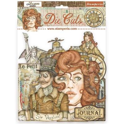 Stamperia Sir Vagabond Aviator Die Cuts - Die Cuts