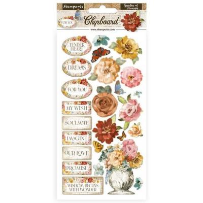 Stamperia Garden Of Promises Sticker - Chipboard