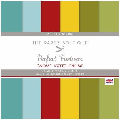 The Paper Boutique Gnome Sweet Gnome Cardstock- Perfect Solids Paper Pack