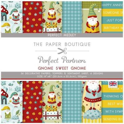 The Paper Boutique Gnome Sweet Gnome Designpapier - Perfect Medley Paper Pack