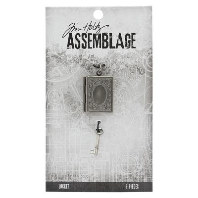 Idea-ology Tim Holtz Embellishments - Book And Key