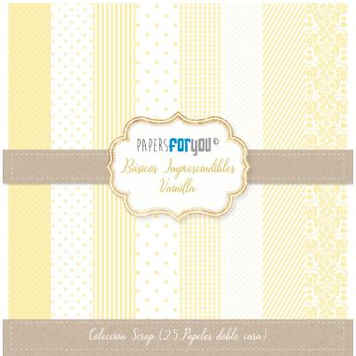 Dixi Craft Paper Favourites Basicos Imprescindibles Vanilla Designpapiere - Paper Pack