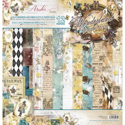 Asuka Studio Wonderland Designpapiere - Paper Pack