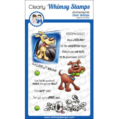 Whimsy Stamps Crissy Armstrong Clear Stamps - Doggie Fun Times