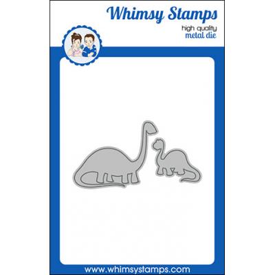 Whimsy Stamps Deb Davis And Denise Lynn Die Set - Roar My Baby Saur