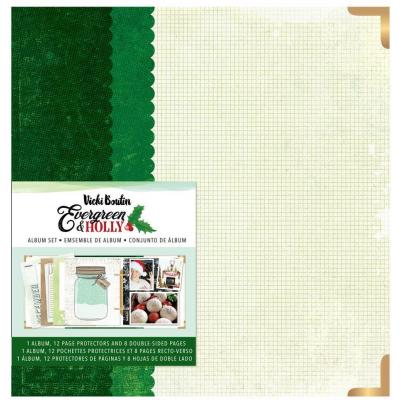 American Craft Vicki Boutin Evergreen & Holly Album - Album Set