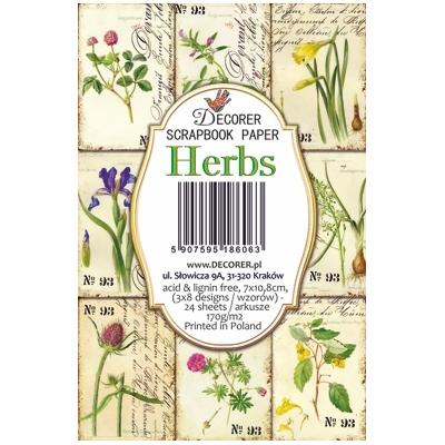 Decorer Herbs Designpapiere - Paper Pack