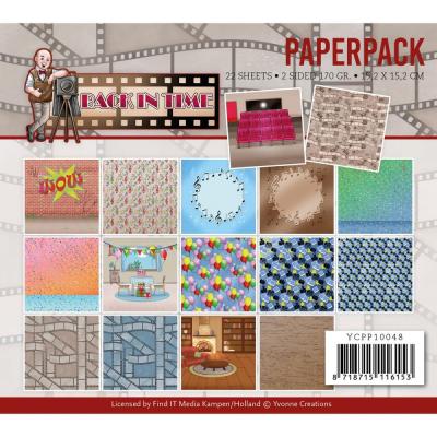 Find It Trading Yvonne Creations Big Guys Back In Time Designpapiere - Paper Pack