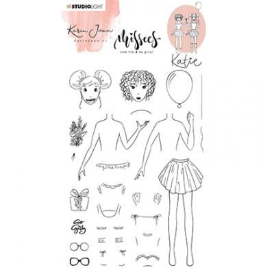 StudioLight Karin Joan Missees Nr.184 Clear Stamps - Katie