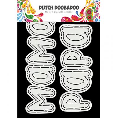 Dutch DooBaDoo Dutch Card Art - Mama und Papa