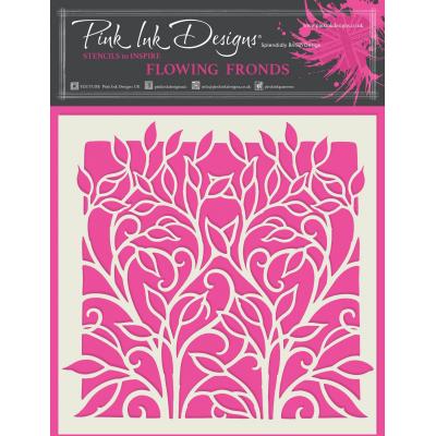 Creative Expressions Pink Ink Designs Stencil - Flowing Fronds