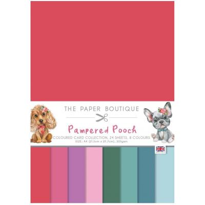 The Paper Boutique Pampered Pooch Cardstock - Coloured Card Collection