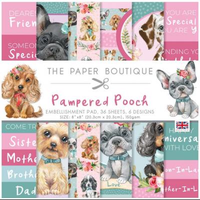 The Paper Boutique Pampered Pooch Designpapiere - Embellishment Pad
