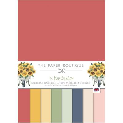 The Paper Boutique In The Garden Cardstock - Coloured Card Collection