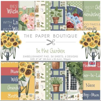 The Paper Boutique In The Garden Designpapiere - Embellishment Pad