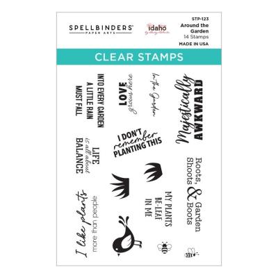 Spellbinders Clear Stamps - Around The Garden