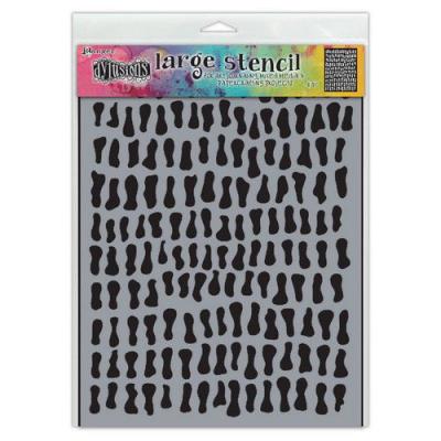 Ranger Dylusions Dyan Reaveley Stencil - Golden Nuggets - Large