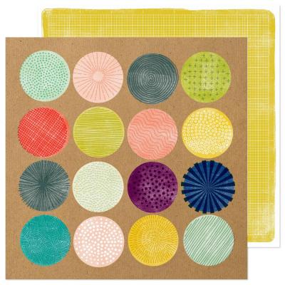 American Crafts Vicki Boutin Print Shop Designpapier - Whirl