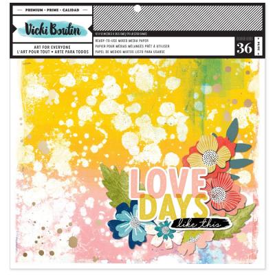 American Crafts Vicki Boutin Print Shop - Painted Backgrounds