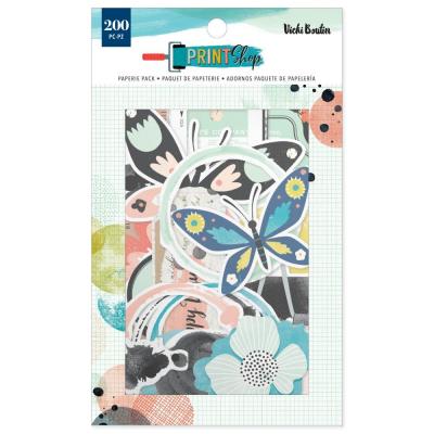 American Crafts Vicki Boutin Print Shop Die Cuts And Sticker - Paper Pieces & Washi Stickers