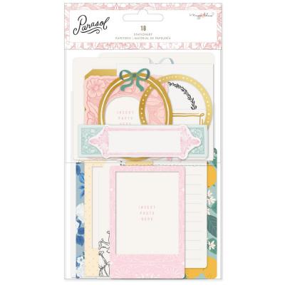 American Crafts Maggie Holmes Parasol Die Cuts - Stationery Pack