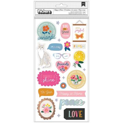 American Crafts Jen Hadfield Stardust Sticker - Thickers Phrase