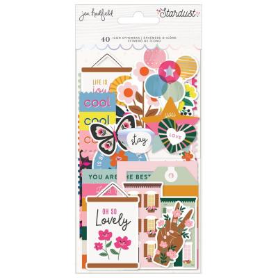 American Crafts Jen Hadfield Stardust Die Cuts - Ephemera