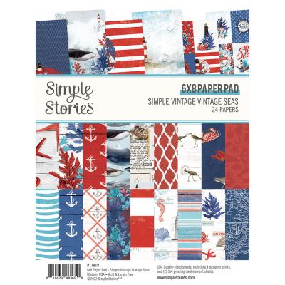 Simple Stories Vintage Seas Designpapiere - Paper Pad