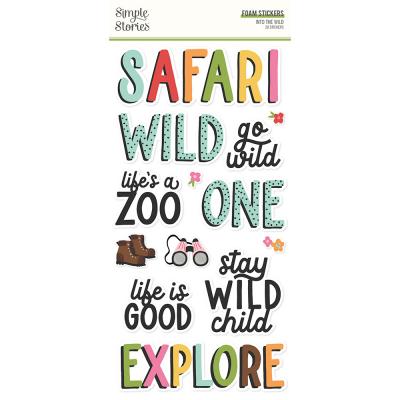 Simple Stories Into The Wild Sticker - Foam Stickers