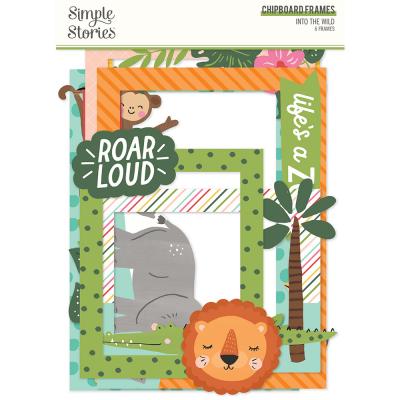 Simple Stories Into The Wild Die Cuts - Chipboard Frames