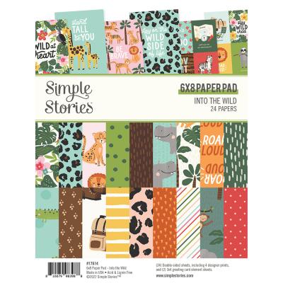 Simple Stories Into The Wild Designpapiere - Paper Pad