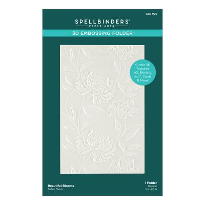 Spellbinders 3D Embossing Folder - Beautiful Blooms