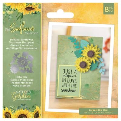 Crafter's Companion The Sunflower Collection Metal Dies - Striking Sunflower