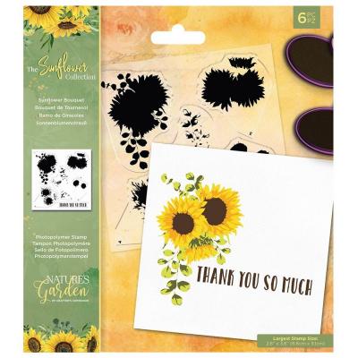 Crafter's Companion The Sunflower Collection Clear Stamps - Sunflower Bouquet