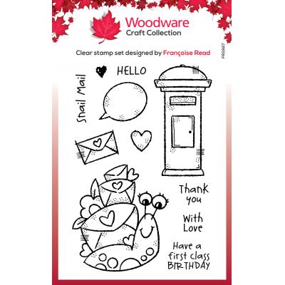 Creative Expressions Woodware Clear Stamps - Snail Mail