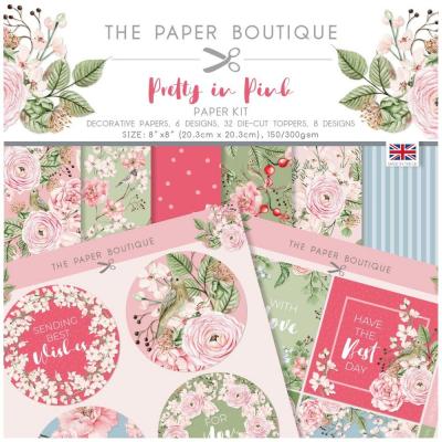 The Paper Boutique Pretty In Pink Designpapiere - Paper Kit