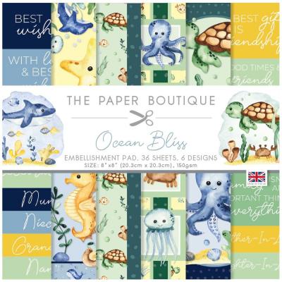 Creative Expressions Ocean Bliss Designpapiere - Embellishment Pad