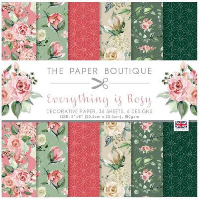 The Paper Boutique Everything Is Rosy Designpapiere - Decorative Papers