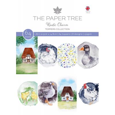 The Paper Boutique Rustic Charm Designpapiere - Toppers Collection