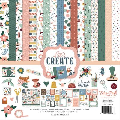 Echo Park Let's Create Designpapiere - Collection Kit