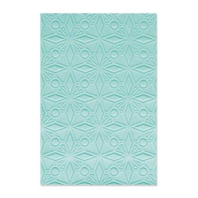 Sizzix By Olivia Rose Textured Impressions Embossing Folder - Geo Crystals